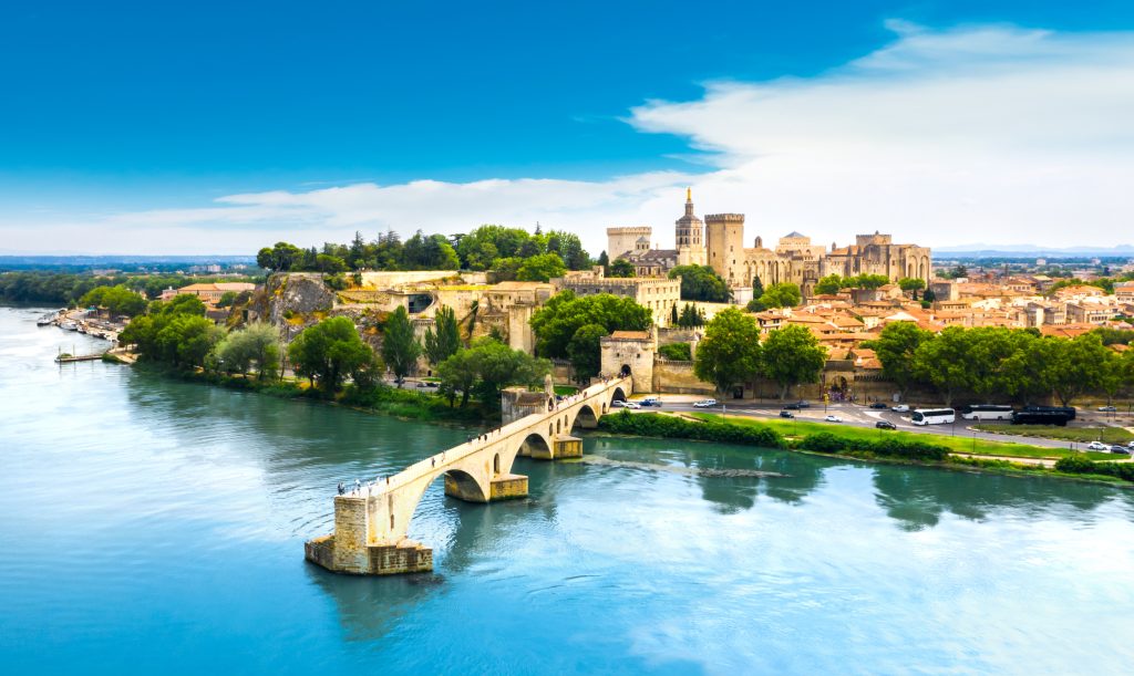 Saint Benezet bridge in Avignon in a beautiful summer day, France - Sharon Carr