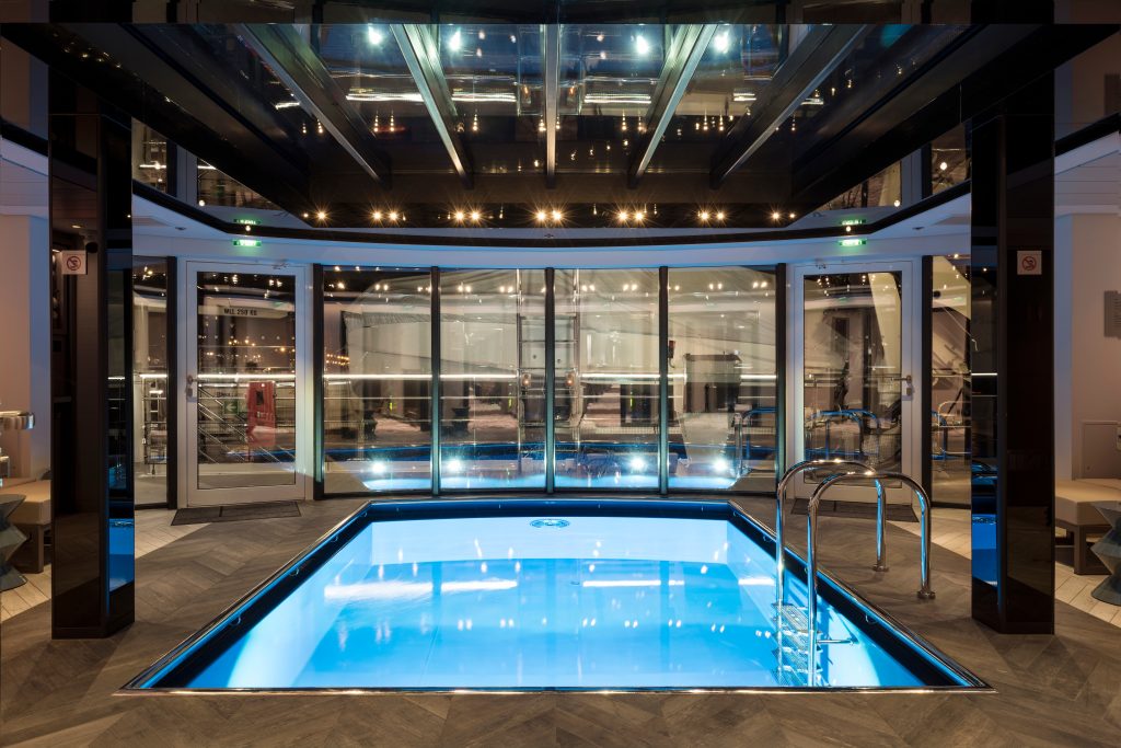 Uniworld River Cruise swimming pool - Sharon Carr Travel 