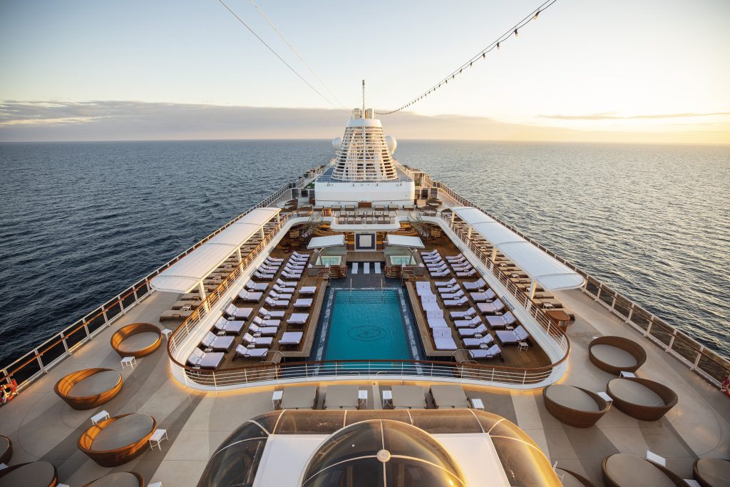 Regent Seven Seas SPL Pool Deck - Sharon Carr Travel 
